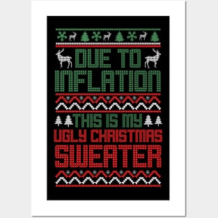 Funny Christmas Sweater Gift Ugly Posters and Art